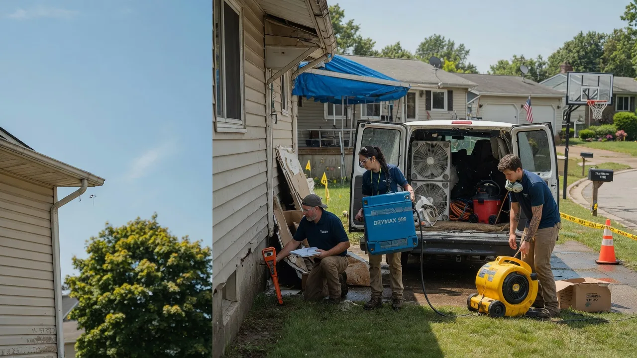 Ceiling Leak Cleanup in Owaneco, IL near me