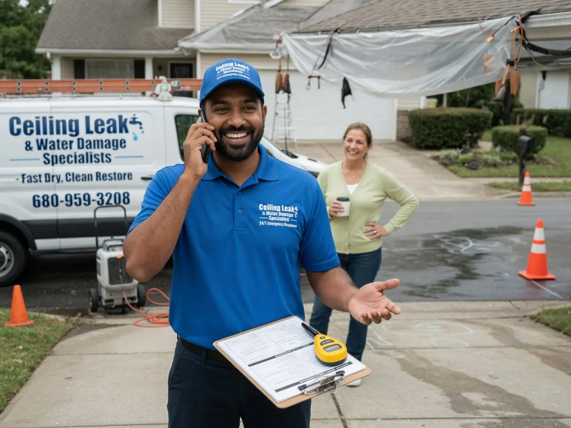 Ceiling Leak Cleanup Owaneco, IL FAQs